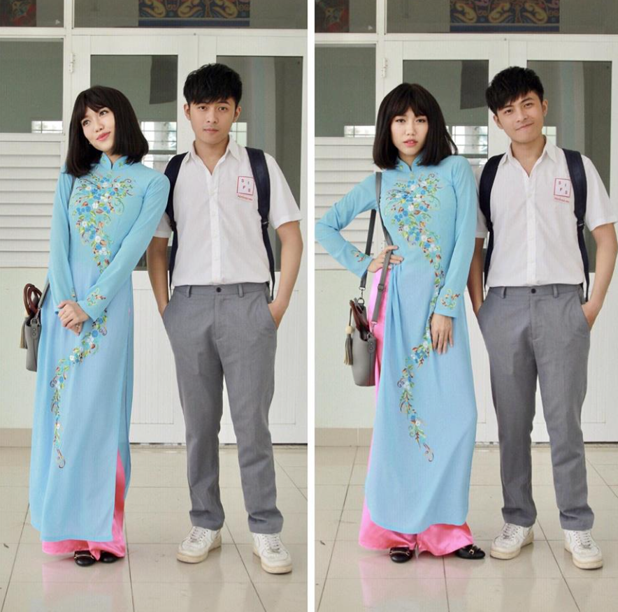 Gin tuấn kiệt và diệu nhi trong phim sitcom
