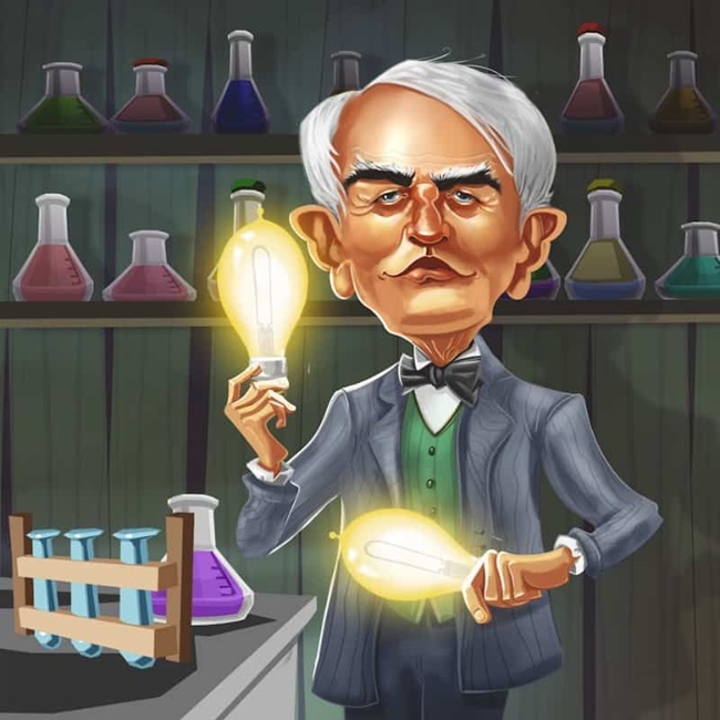 thomas edison còn là một thương gia