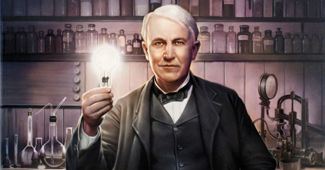 thomas edison và một trong những phát minh của ông