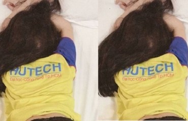 [LINK] Clip nóng cô gái mặc đồng phục trường HUTECH 1p41s